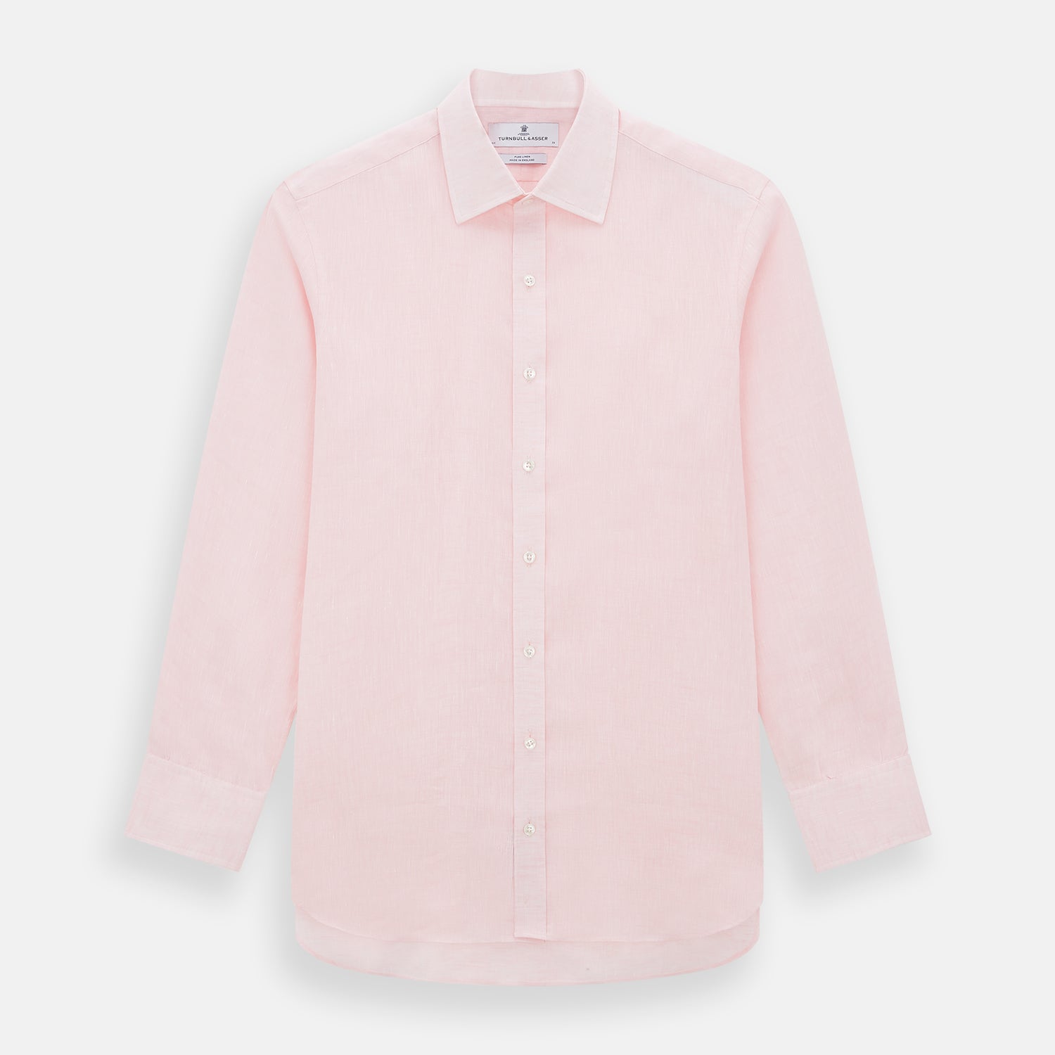 View 1 of product Pale Pink Linen Mayfair Shirt