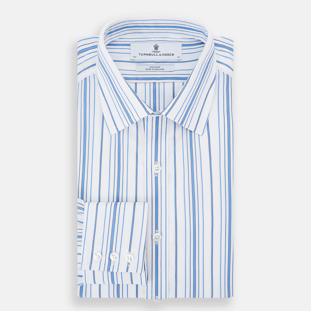 Blue Multi Stripe Mayfair Shirt
