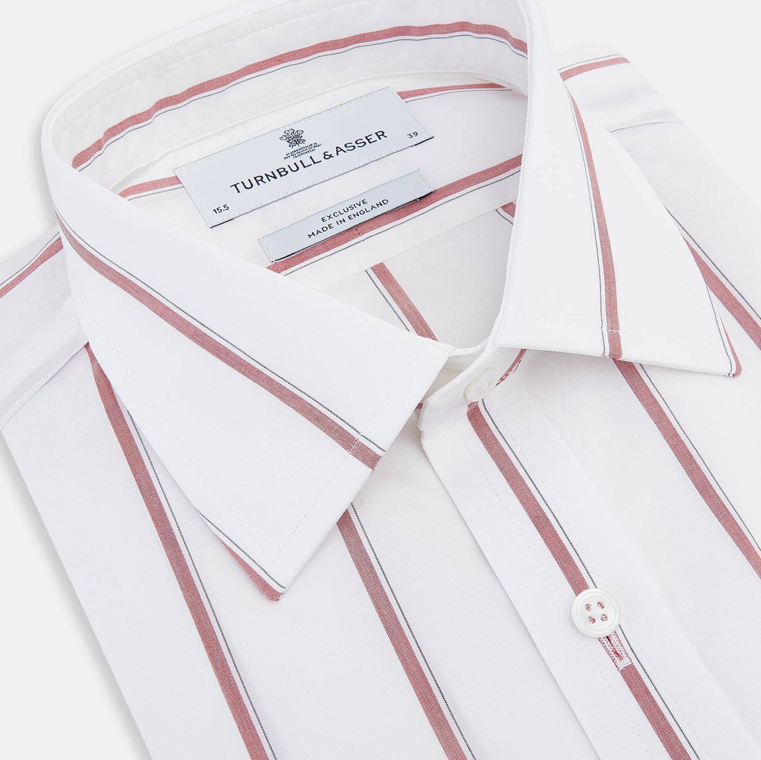 View 2 of product Dark Red Track Stripe Mayfair Shirt