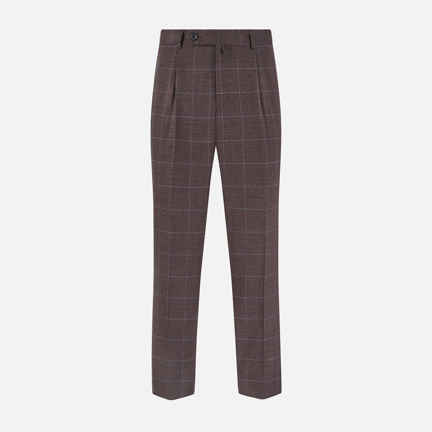 View 1 of product Brown Check Arthur Trousers