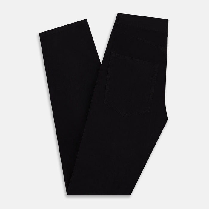 Navy Corduroy Charles Trousers Image 5