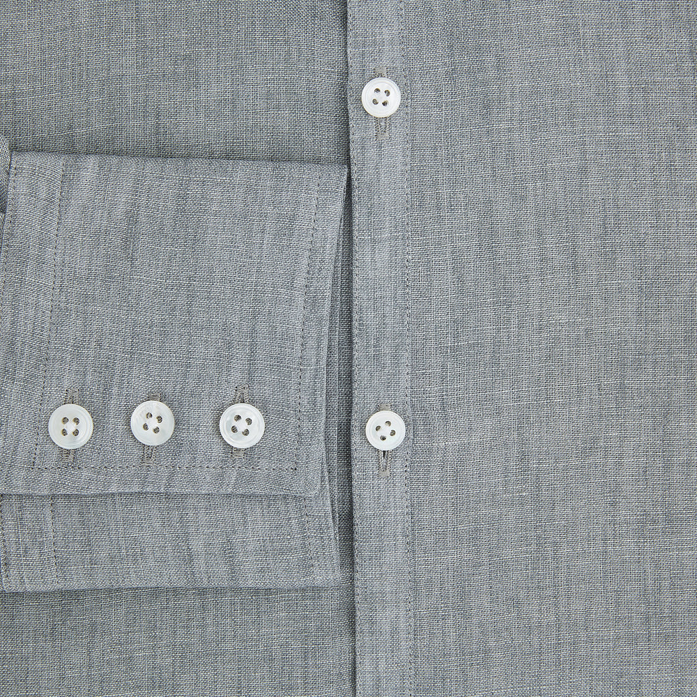 Grey Linen Westminster Shirt