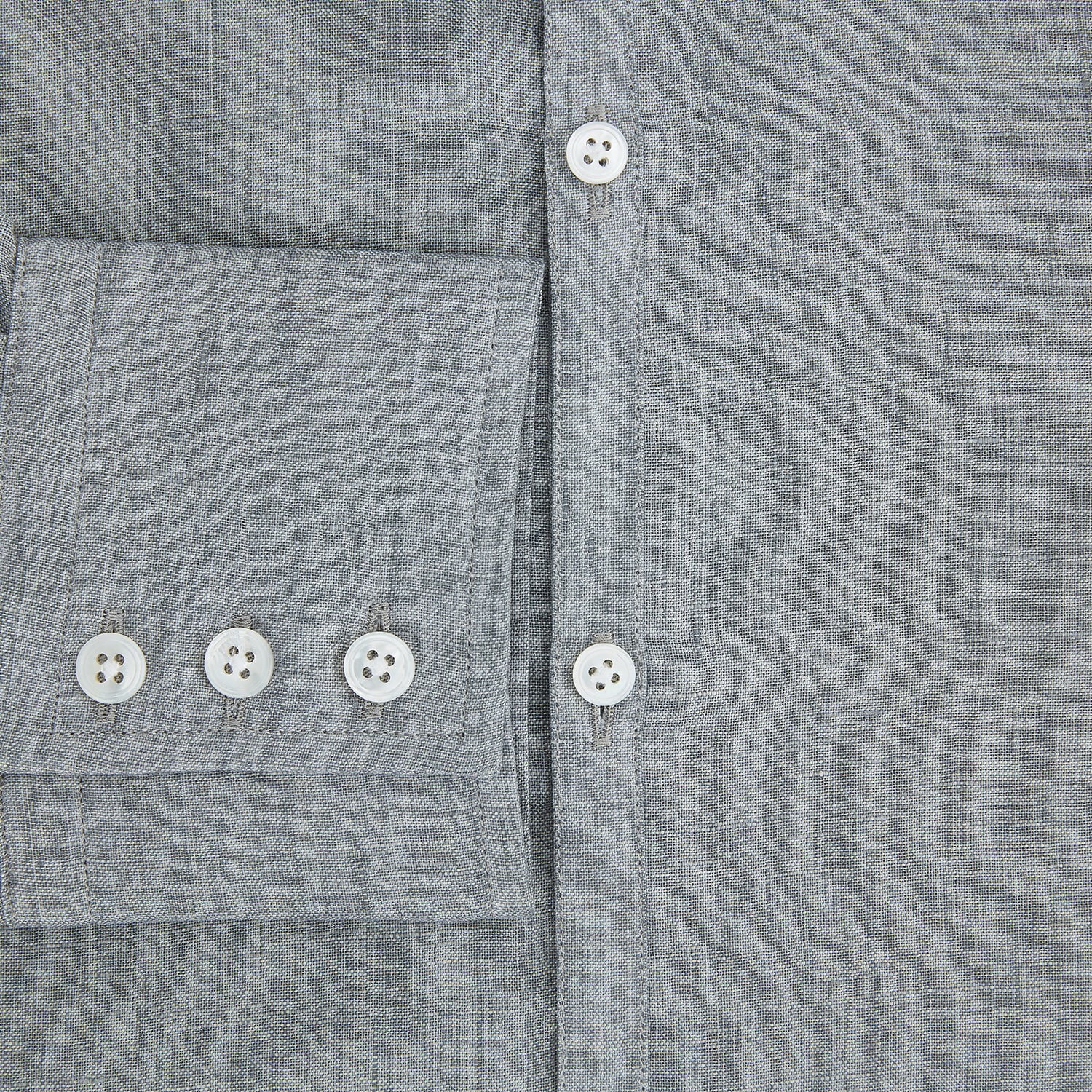 View 4 of product Grey Linen Westminster Shirt