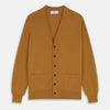 View 1 of product Golden Brown Cashmere Lachlan Cardigan