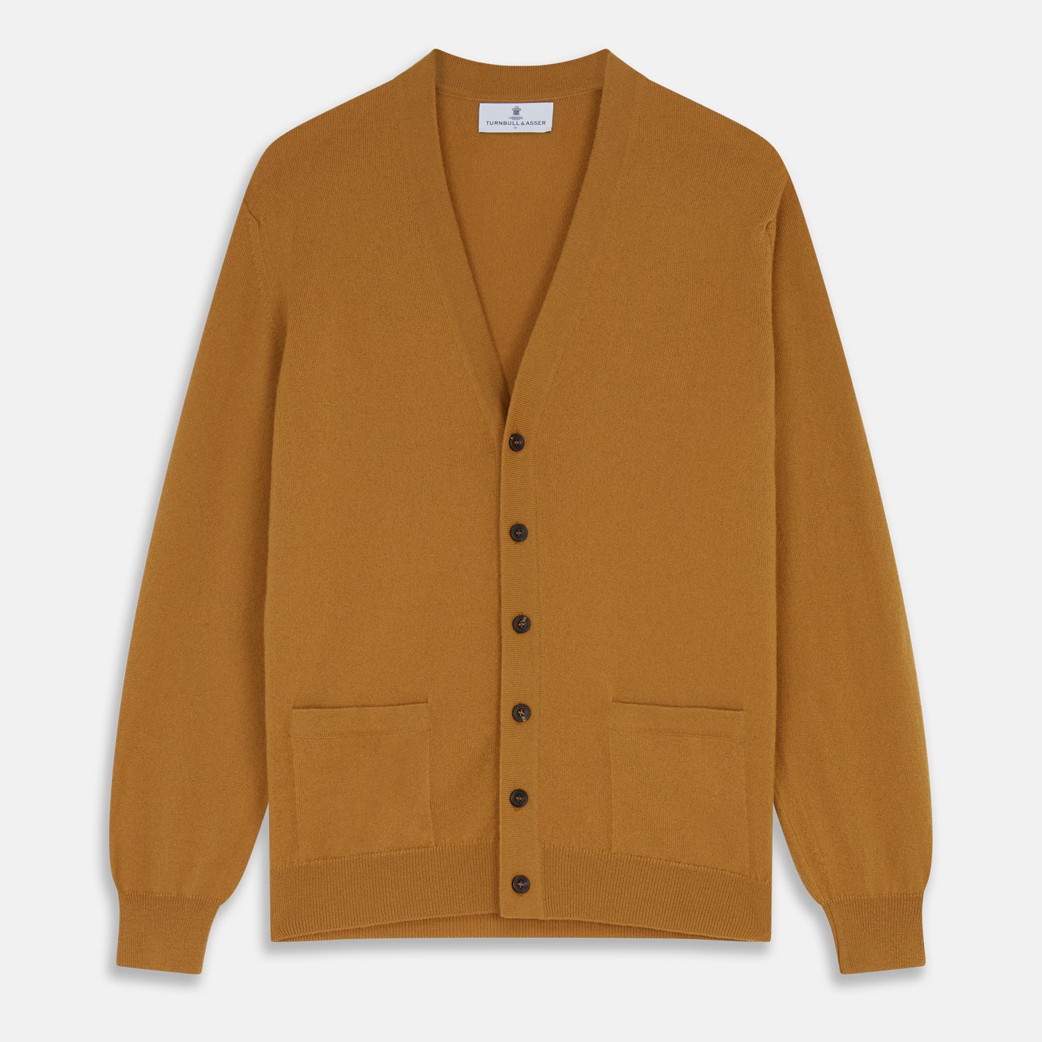 View 1 of product Golden Brown Cashmere Lachlan Cardigan