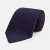 View 1 of product LACE ON TONE SPOT NAVY TULIP RED TIE