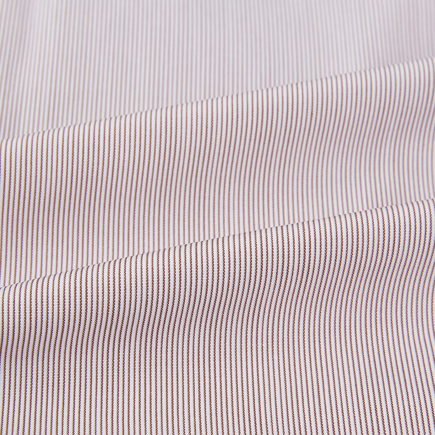View 6 of product Burgundy Hairline Stripe Shirt with Contrast Collar and Double Cuffs