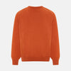 View 3 of product Rust Cashmere V-neck Jumper