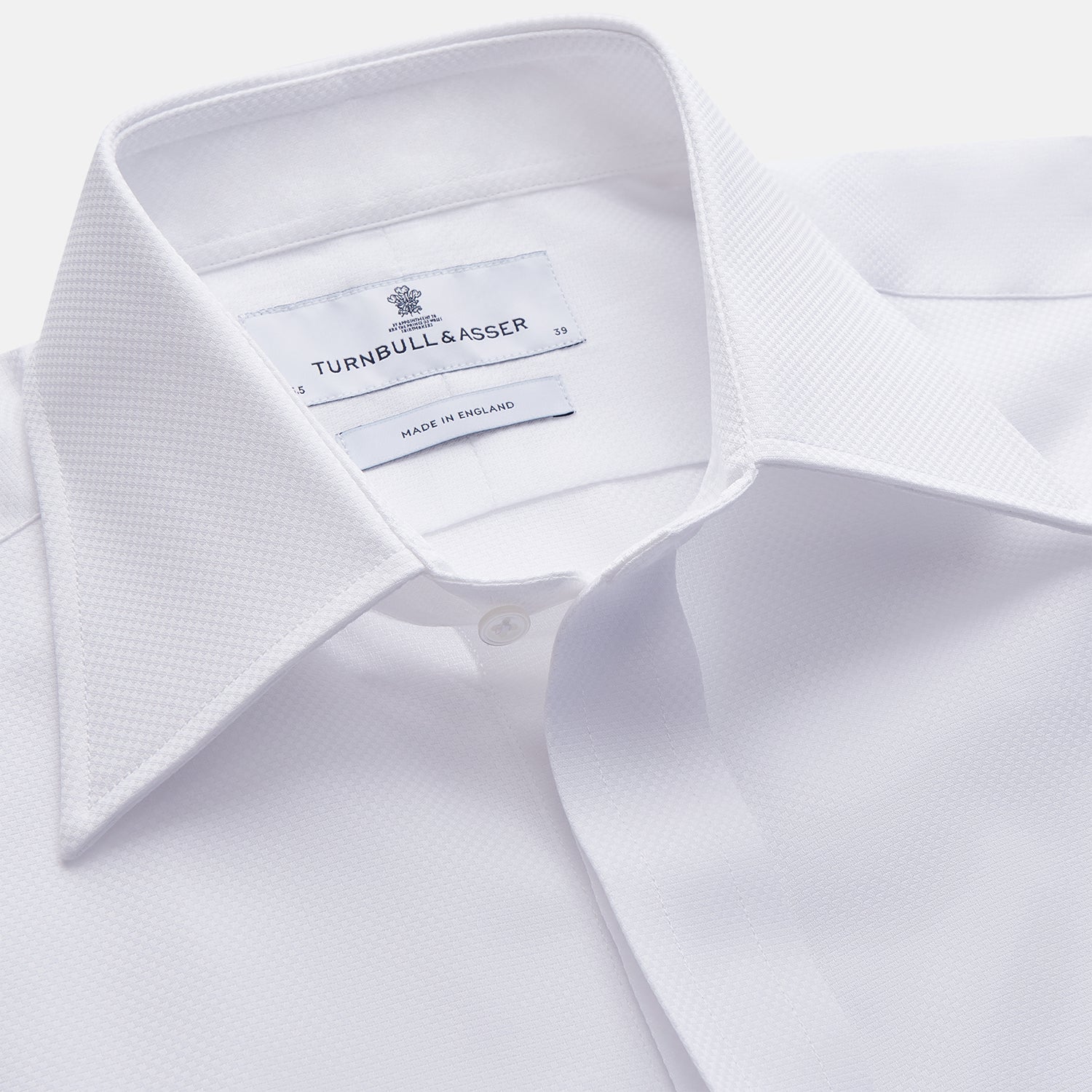 View 2 of product WHITE TAILORED FIT DRESS SHIRT