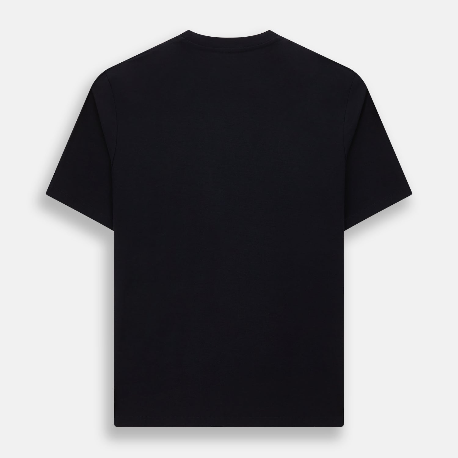View 3 of product Navy Short-sleeve Fitted T-Shirt