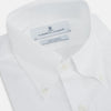 View 2 of product White Royal Oxford Cotton Shirt with Button-Down Collar and 3-Button Cuffs