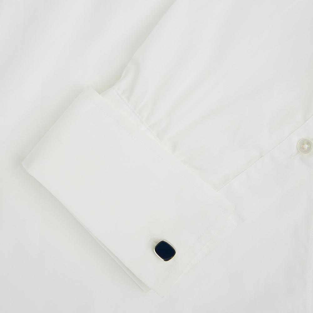 Navy Rounded Square Cufflinks