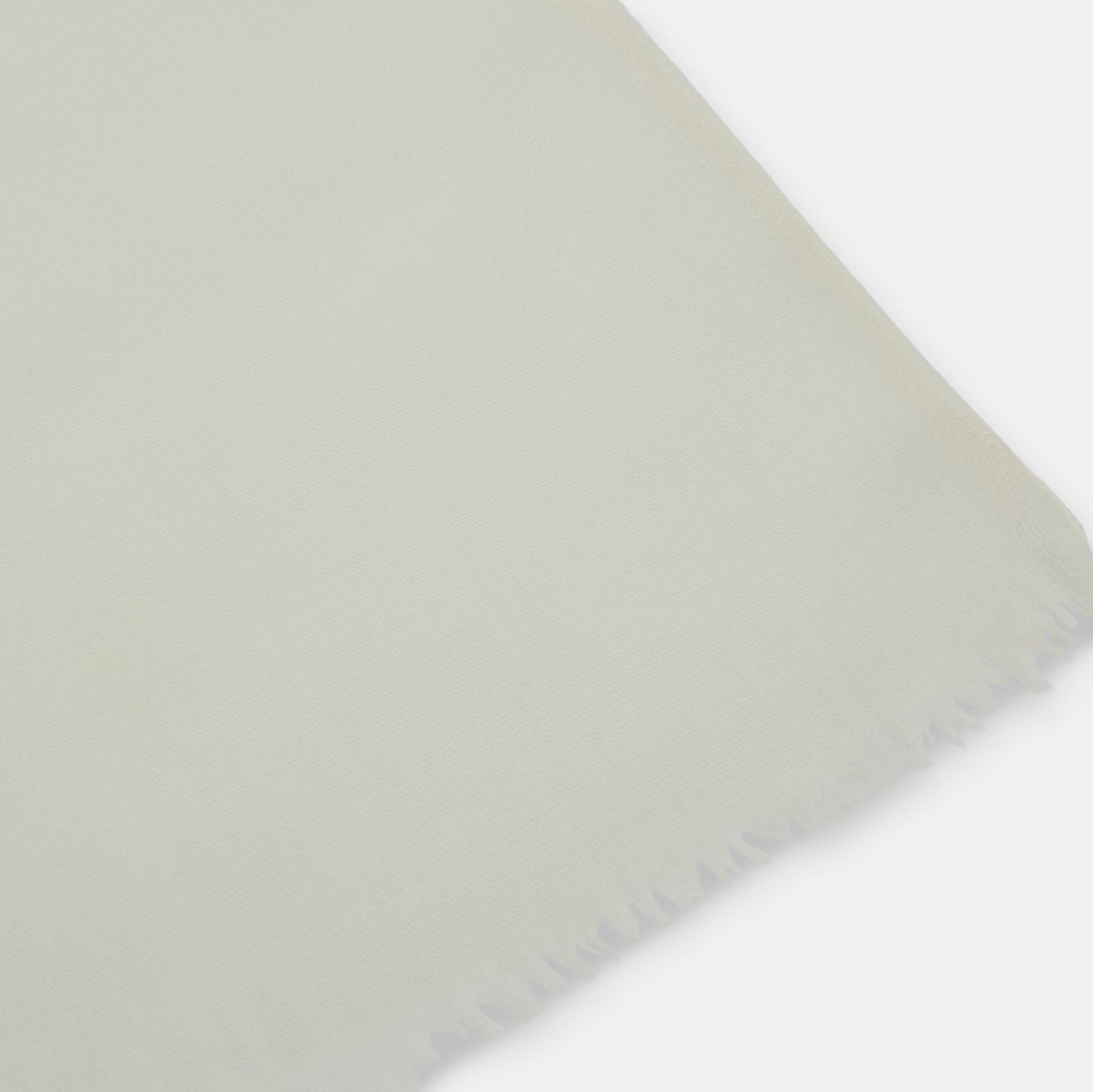 View 2 of product White Hand-Dyed Cashmere Scarf