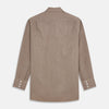 View 5 of product Camel Cotton Melange Regular Fit Mayfair Shirt