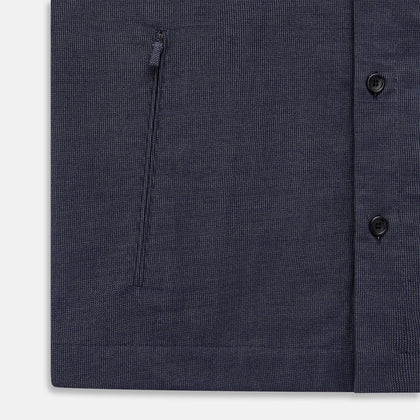 Navy Hampstead Overshirt Image 6