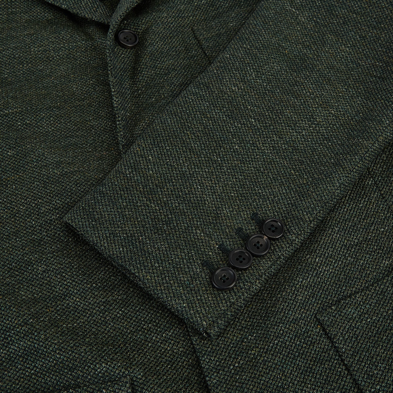 View 4 of product Forest Green Linen Blend Cambridge blazer