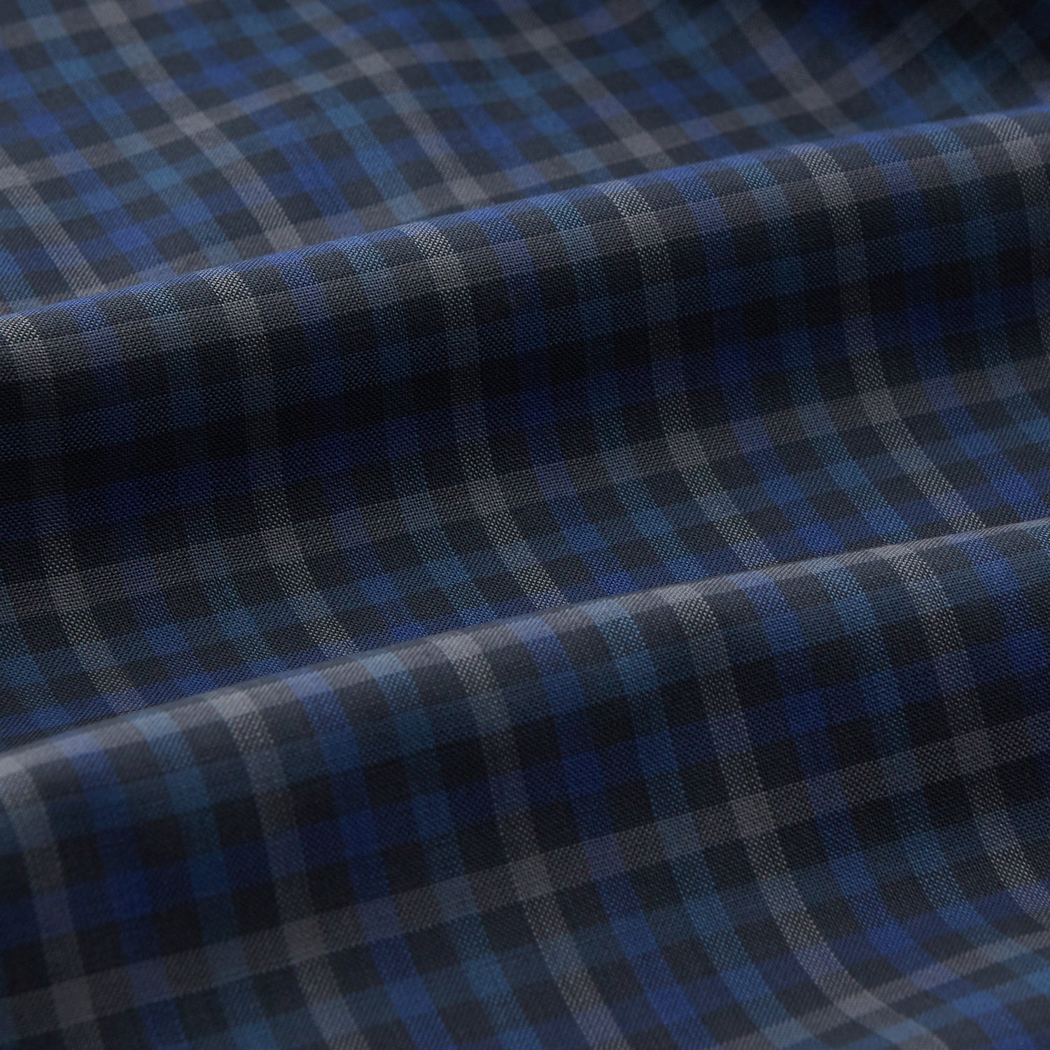 View 3 of product Blue Multi Check Wool Quin Pyjama Set