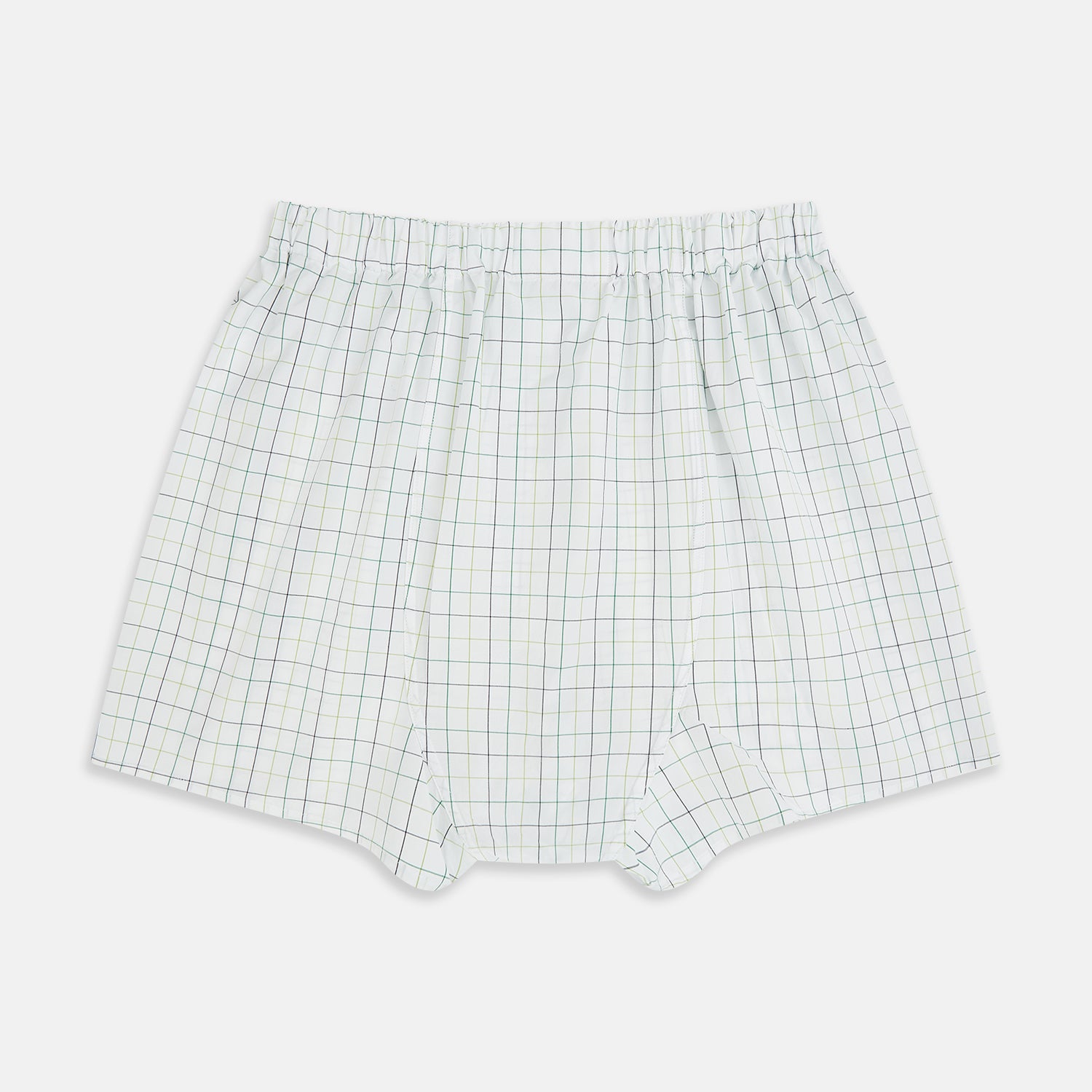 View 2 of product Forest Green Grid Check Godfrey Boxer Shorts