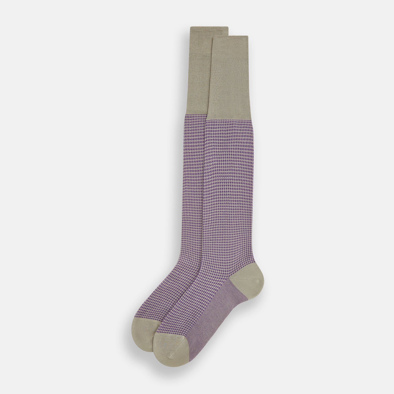 View 2 of product Concrete Houndstooth Long Socks