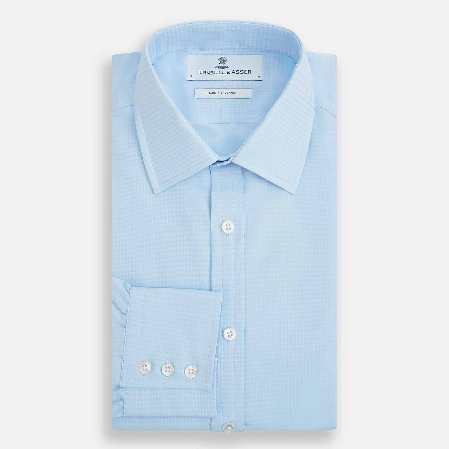 View 5 of product Pale Blue Rhombus Mayfair Shirt
