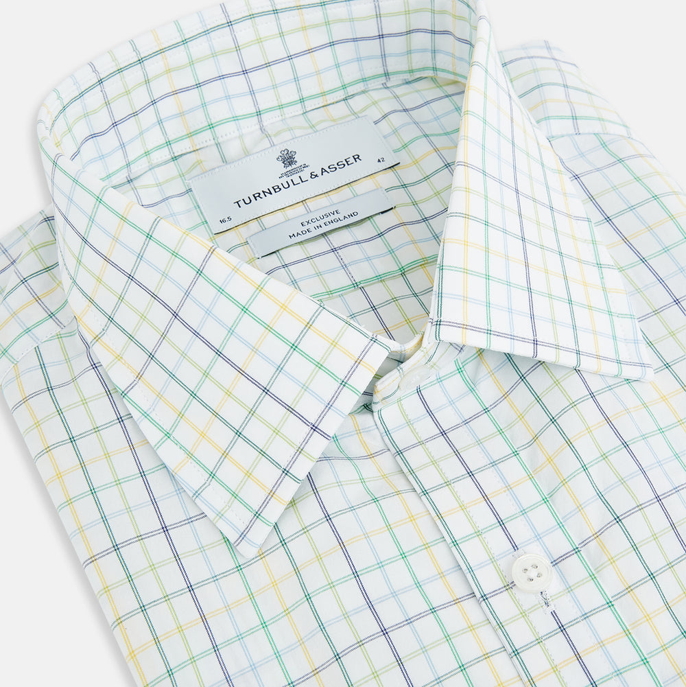Multi Tone Double Grid Check Mayfair Shirt
