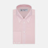 View 1 of product Pink Royal Oxford Cotton Shirt with Button-Down Collar and 3-Button Cuffs