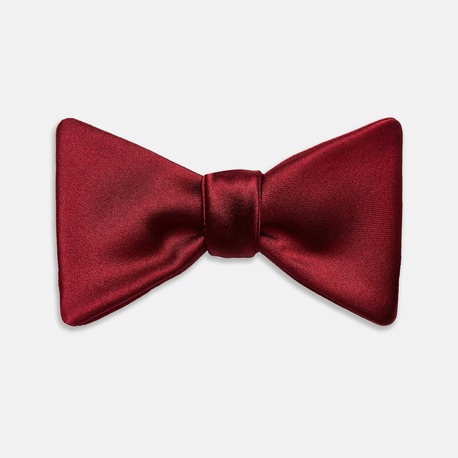 View 1 of product BURGUNDY SATIN BOW TIE