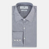 View 5 of product Grey Ticking Stripe Westminster Shirt