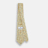 View 4 of product Multi-coloured Circle Yellow Printed Silk Tie
