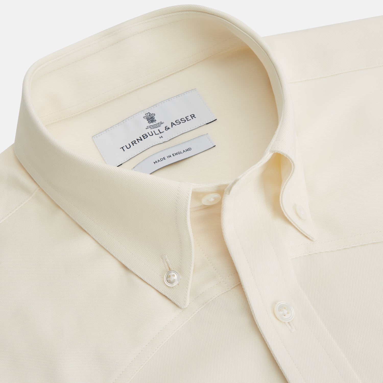 View 5 of product Cream Cotton Weekend Fit Western Shirt with Dorset Collar