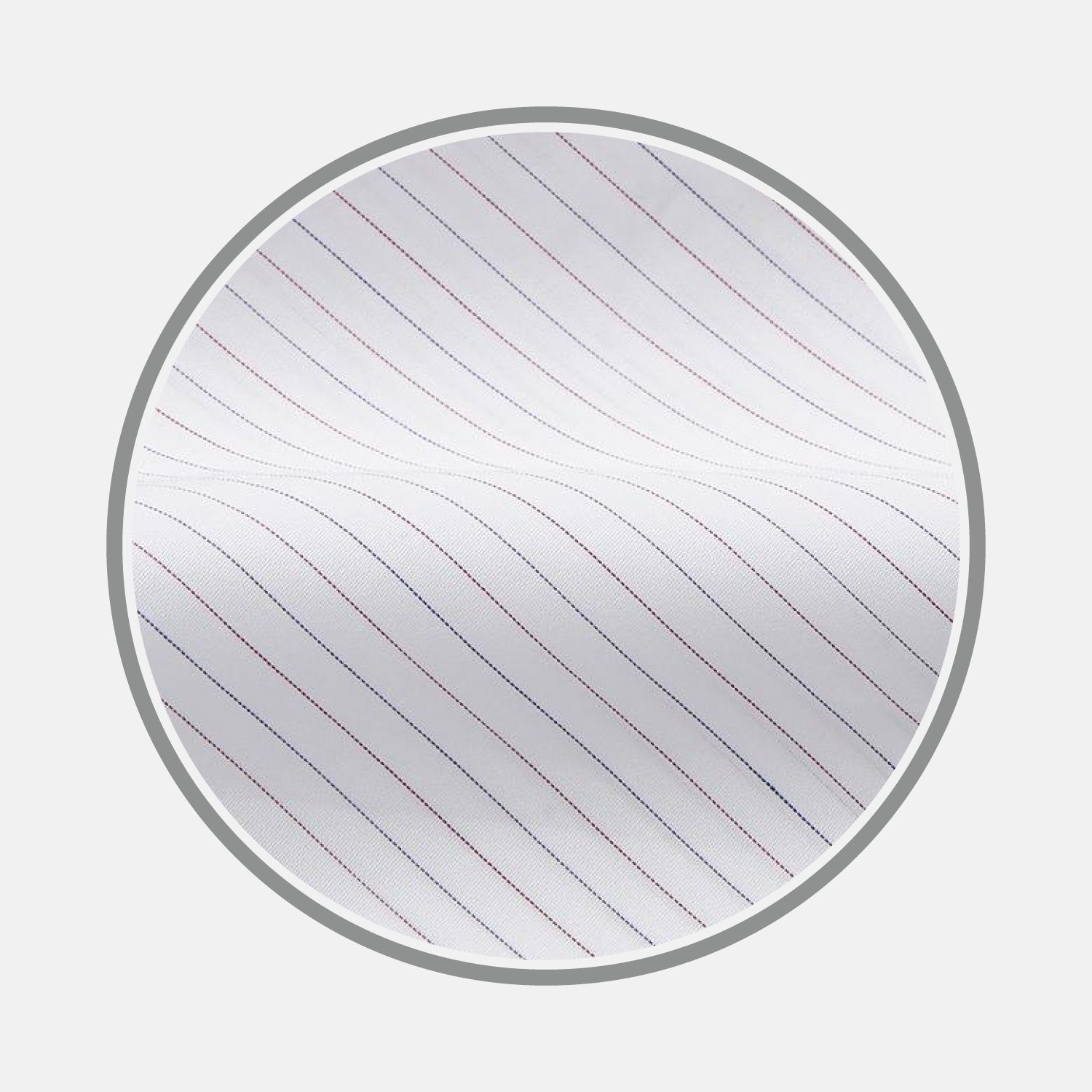 View 1 of product Red & White Stripe Sea Island Quality Fabric