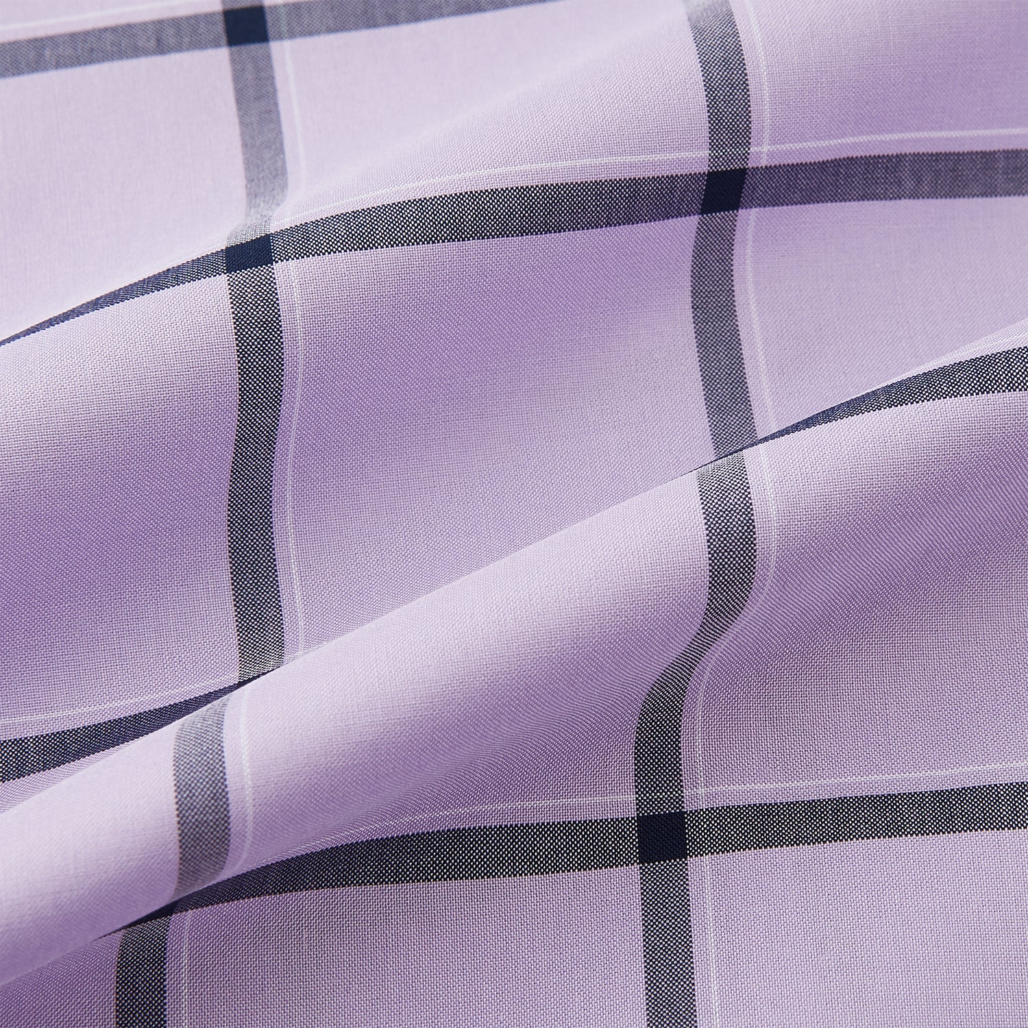 View 8 of product Lilac Grid Check Windsor Shirt
