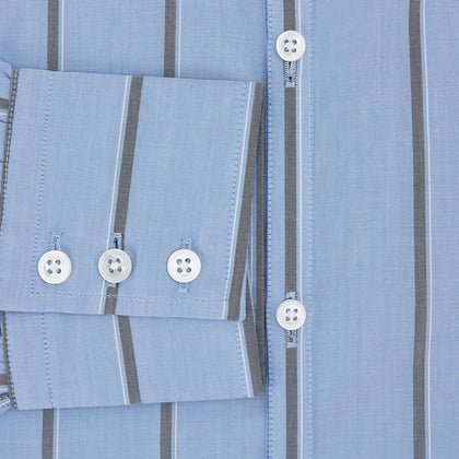 Sky Blue Track Stripe Westminster Shirt Image 3