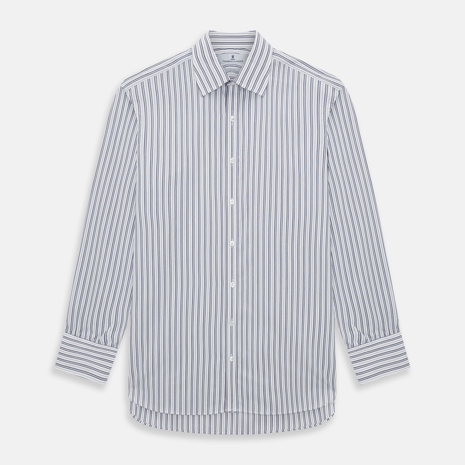 View 1 of product Navy Multi Stripe Mayfair Shirt