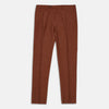 View 1 of product Rust Linen-Wool-Silk Gerry Trousers