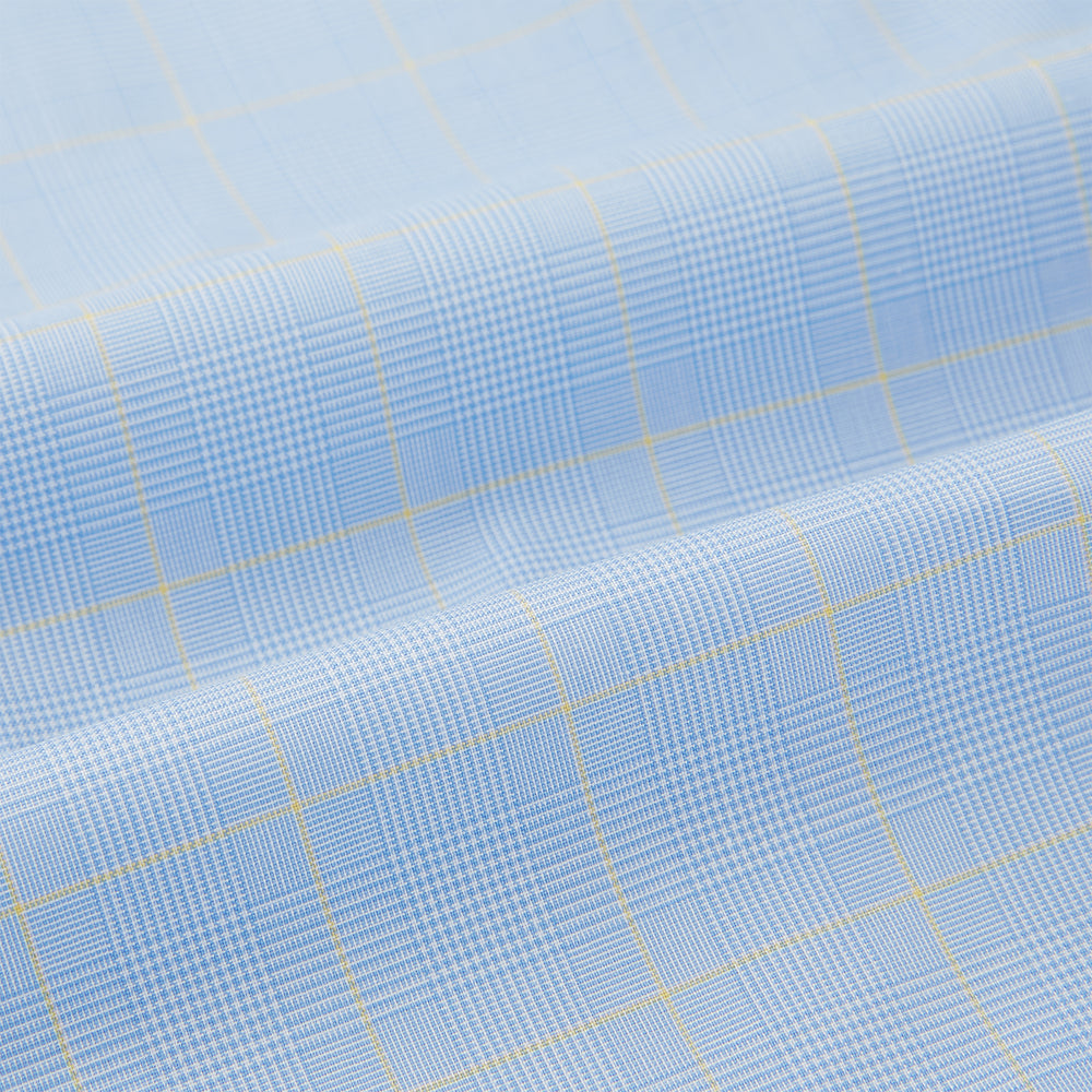 Blue Prince of Wales Check Pyjama Shirt