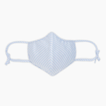 Exclusive Light Blue, White & Pink Stripe Commuter Mask With 3 Viroformula™ Filters Image 6