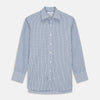 View 1 of product Blue and White Check Cotton Regular Fit Mayfair Shirt