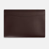 View 4 of product Burgundy Leather Snap-Fasten Pouch