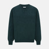 View 1 of product Forest Green Cashmere V-Neck Jumper