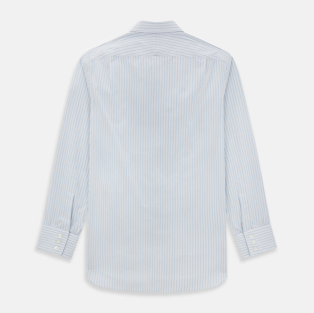 Blue Graph Check Mayfair Shirt