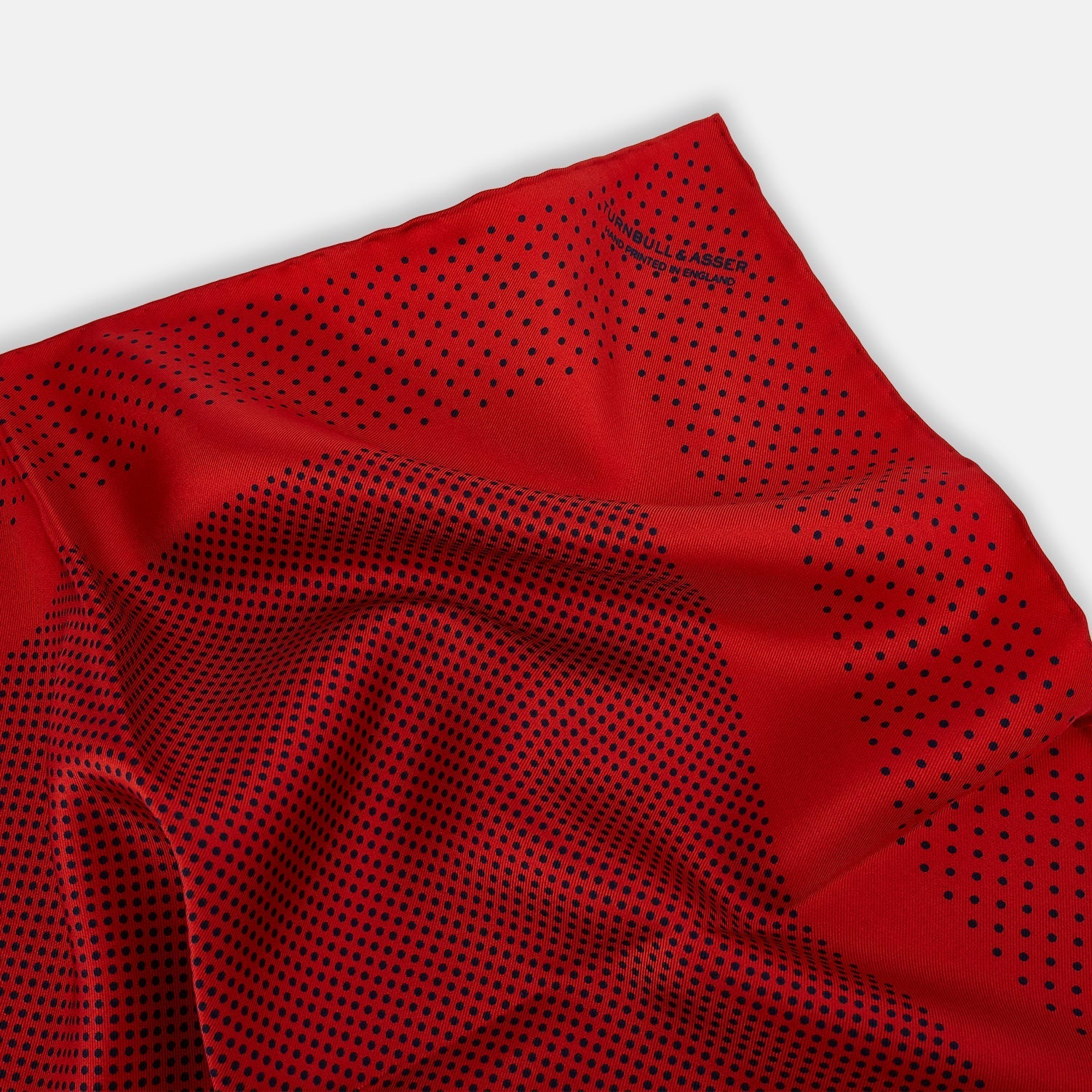 View 2 of product Red Dot Silk Pocket Square