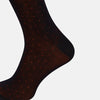 View 4 of product Navy/Red Polka Dot Mid-Length Socks