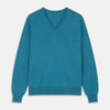 View 1 of product Teal Paden V-Neck Jumper