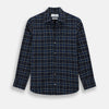 View 1 of product Navy and White Check Windsor Shirt