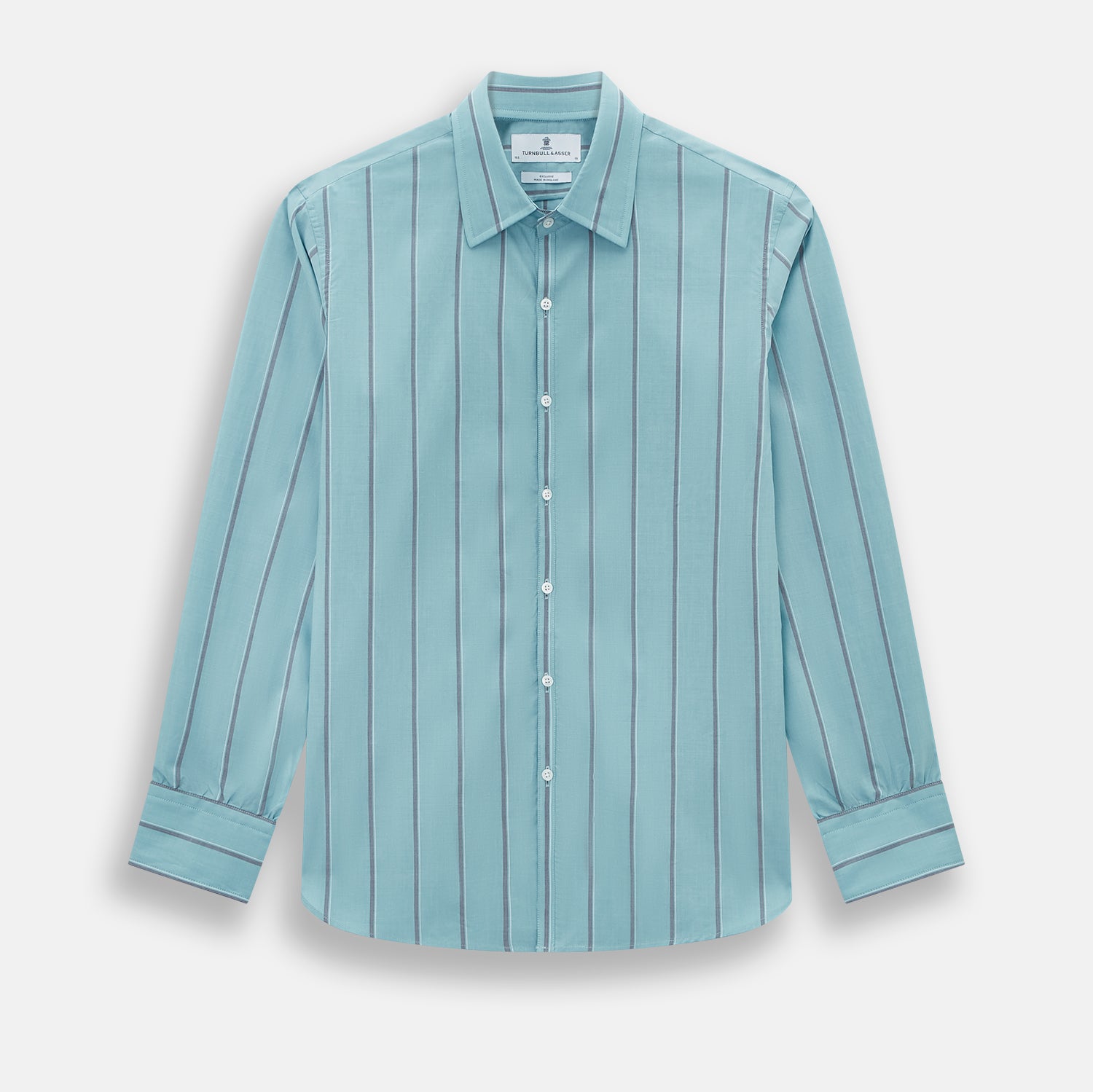 View 1 of product Cendre Blue Track Stripe Westminster Shirt