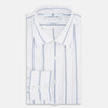 View 5 of product Steel Grey Track Stripe Mayfair Shirt