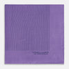 View 4 of product Purple Stripe Silk Pocket Square