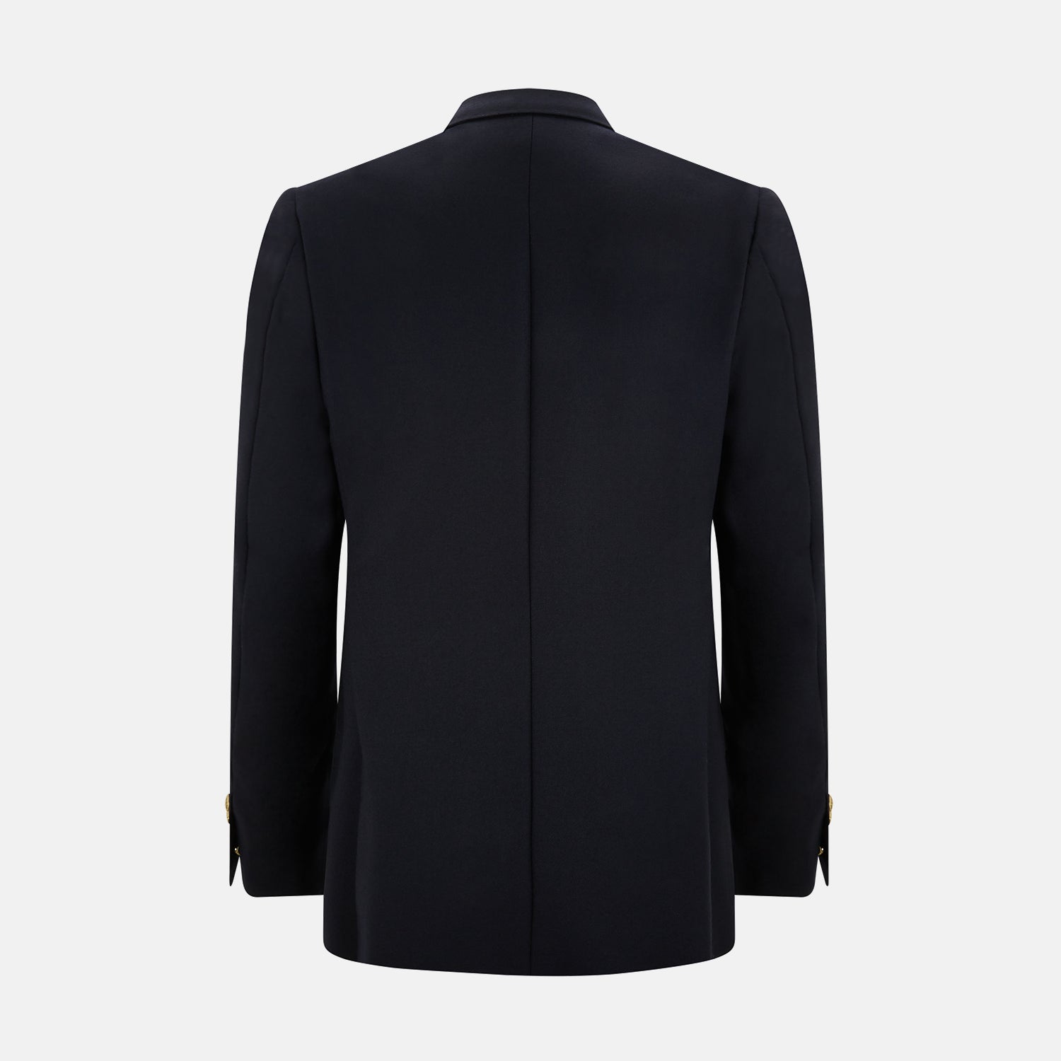 Short Navy Double Breasted Classic Blazer