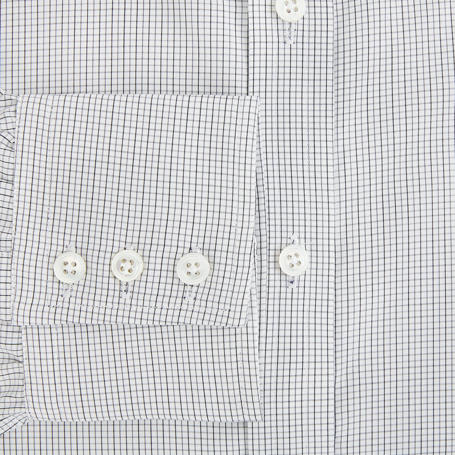 View 4 of product Midnight Blue Grid Check Mayfair Shirt